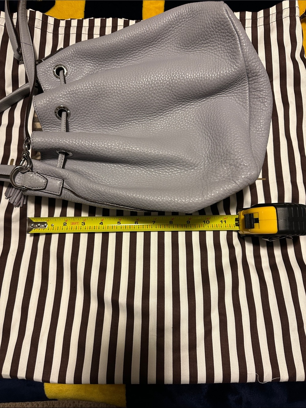 Lavender Drawstring Bucket Bag - Picture 11 of 11